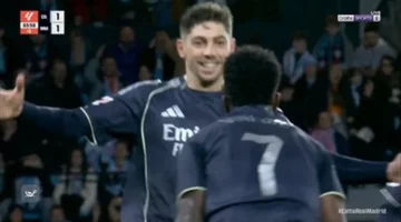 فيديريكو فالفيردي يضيف الهدف الثاني لريال مدريد في شباك سيلتا فيغو بالدوري الإسباني